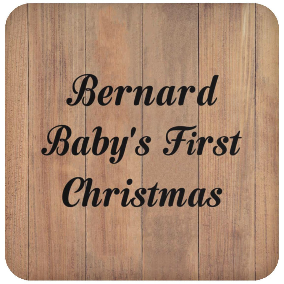 Bernard Baby's First Christmas - Drink Coaster C