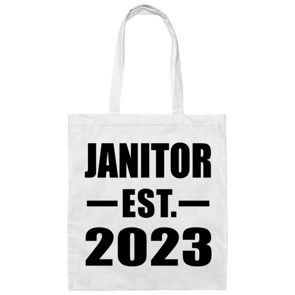 Janitor Established EST. 2023 - Tote Bag White