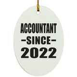 Accountant Since 2022 - Oval Ornament