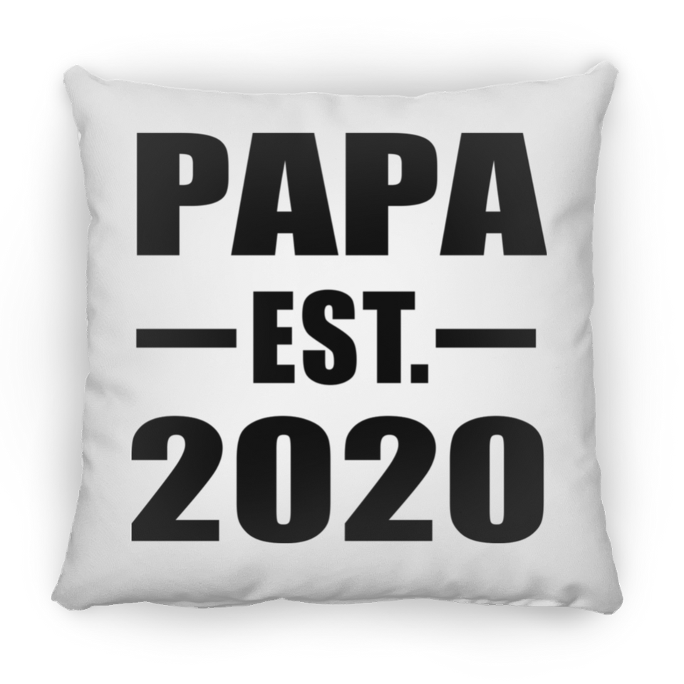 Papa Established EST. 2020 - Throw Pillow