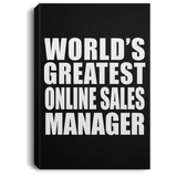 World's Greatest Online Sales Manager - Canvas Portrait