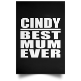 Cindy Best Mum Ever - Poster Portrait