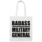 Badass Military General - Tote Bag White
