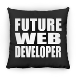 Future Web Developer - Throw Pillow Black