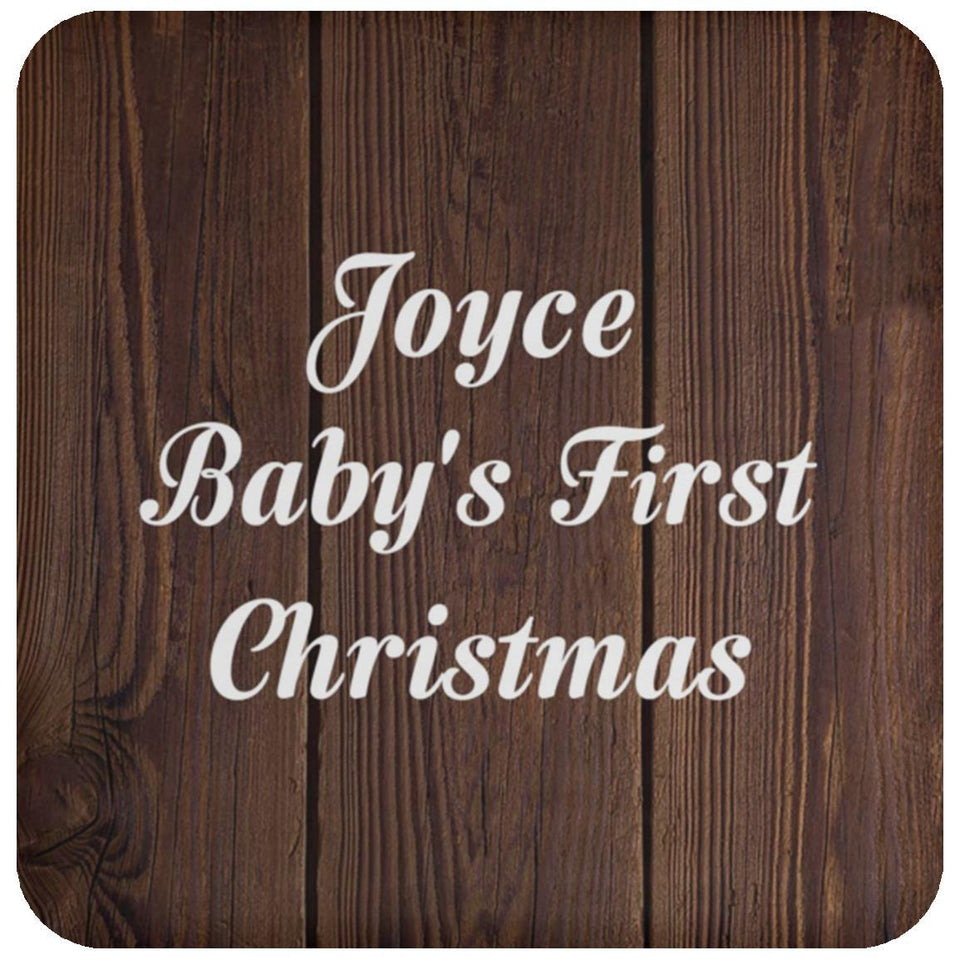Joyce Baby's First Christmas - Drink Coaster D