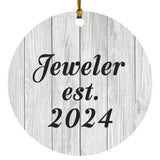 Jeweler Established Est. 2024 - Circle Ornament F