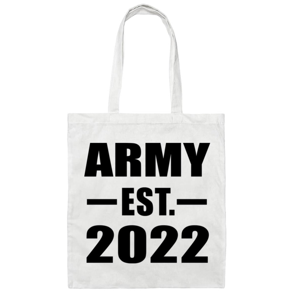 Army Established EST. 2022 - Tote Bag White
