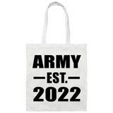 Army Established EST. 2022 - Tote Bag White