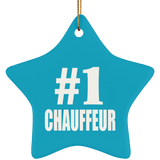Number One #1 Chauffeur - Star Ornament