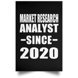 Market Research Analyst Since 2020 - Poster Portrait