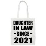 Daughter In Law Since 2021 - Tote Bag White