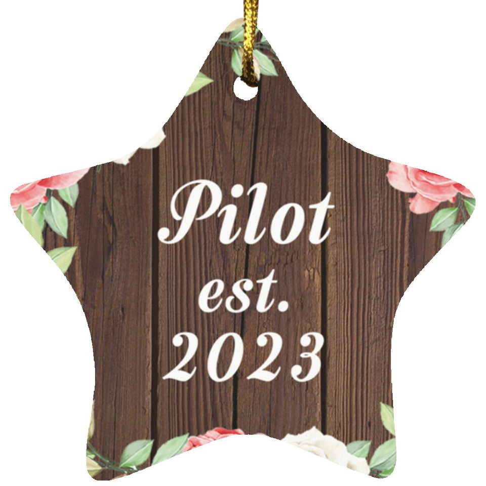 Pilot Established Est. 2023 - Star Ornament A