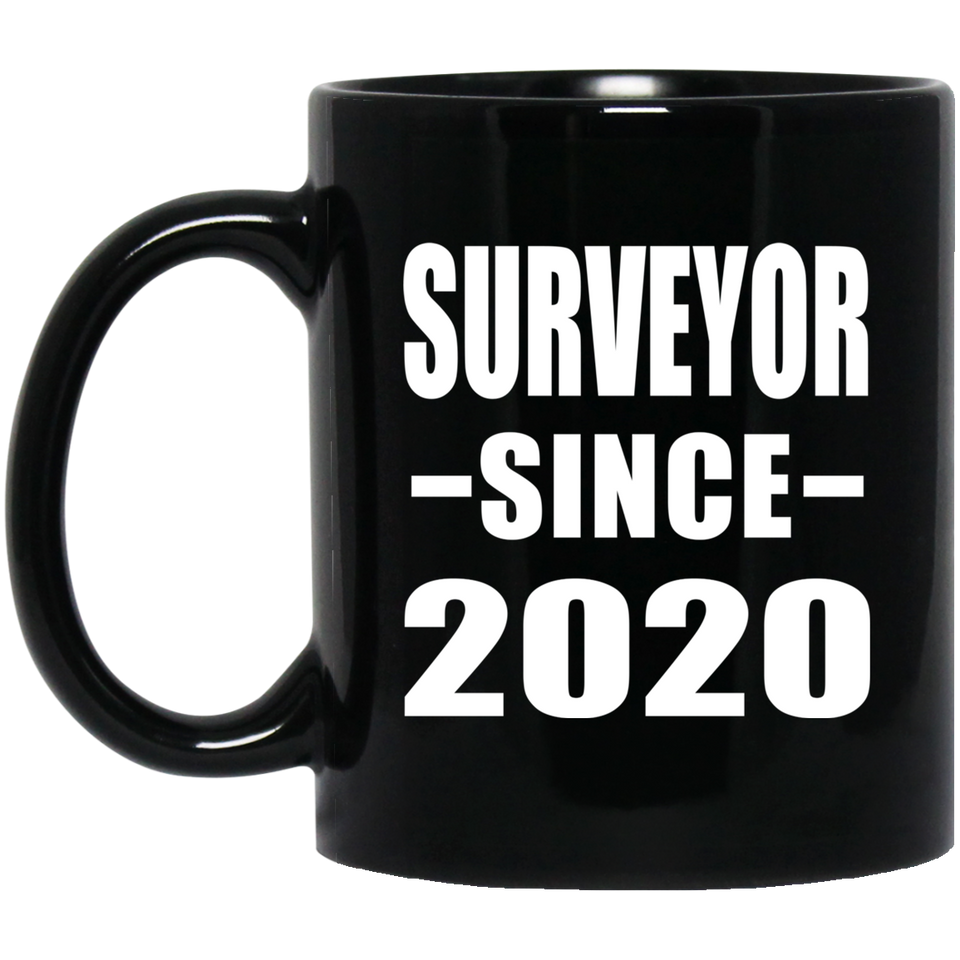 Surveyor Since 2020 - 11oz Coffee Mug Black