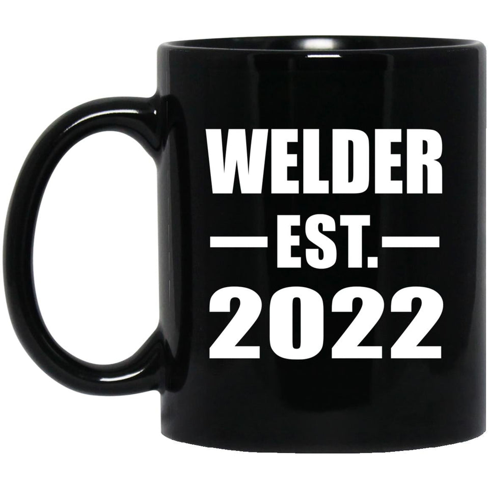 Welder Established EST. 2022 - 11oz Coffee Mug Black