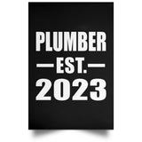 Plumber Established EST. 2023 - Poster Portrait
