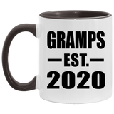 Gramps Established EST. 2020 - 11oz Accent Mug Black