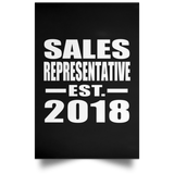 Sales Representative Established EST. 2018 - Poster Portrait