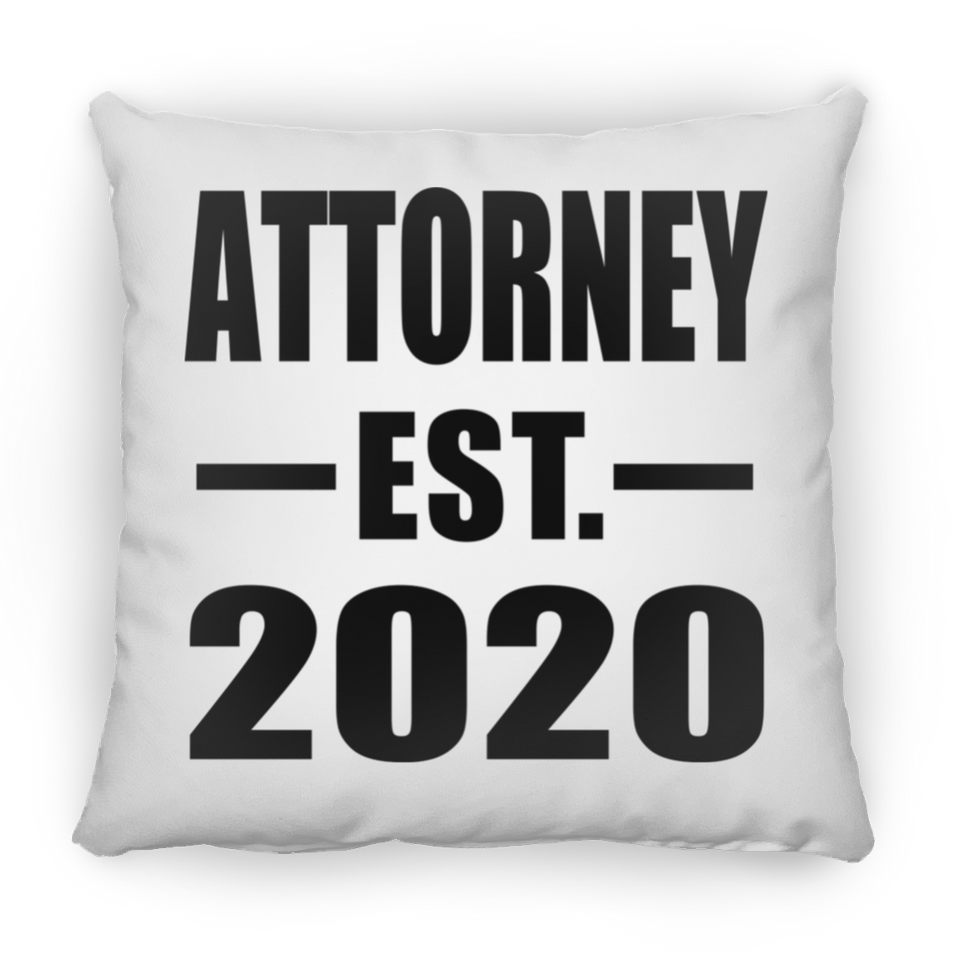 Attorney Established EST. 2020 - Throw Pillow