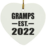 Gramps Established EST. 2022 - Heart Ornament
