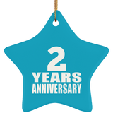 2nd Anniversary 2 Years - Star Ornament
