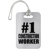 Number One #1 Construction Worker - Luggage Bag Tag