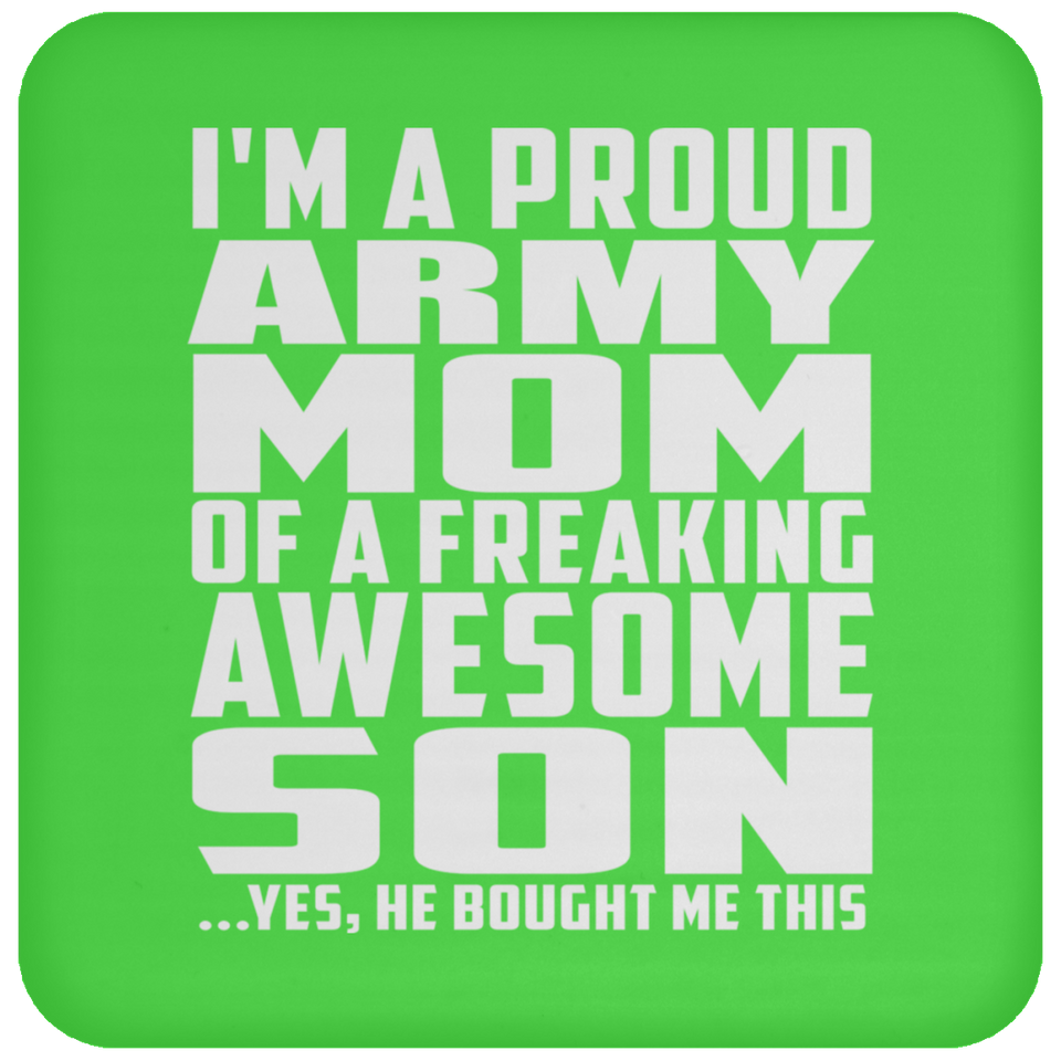 Proud Army Mom Of Awesome Son - Drink Coaster