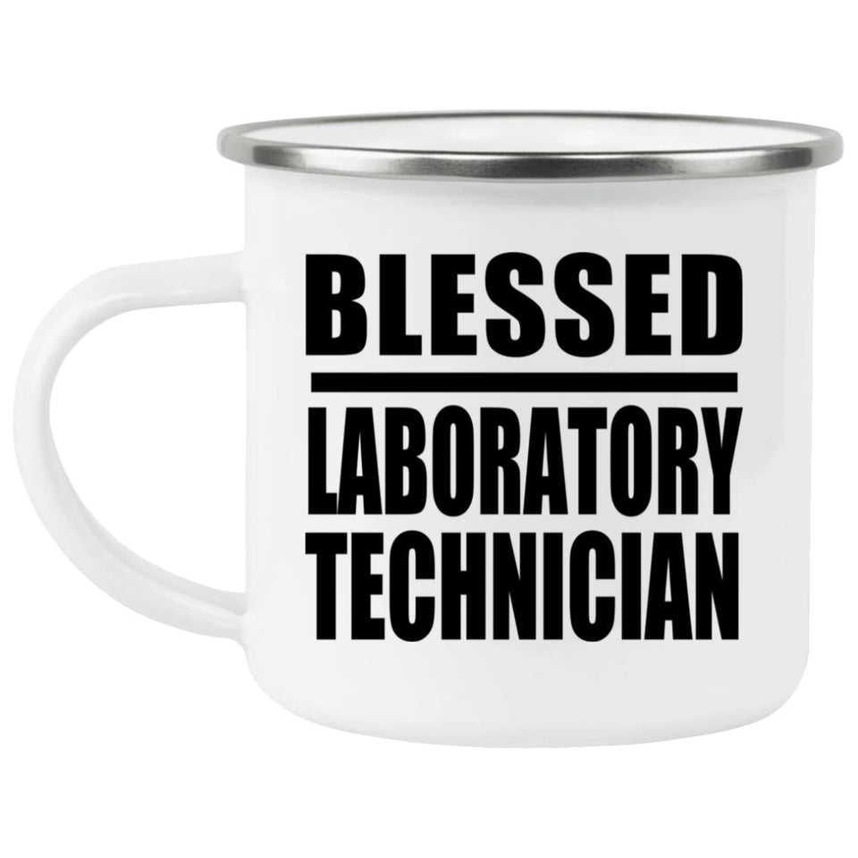 Blessed Laboratory Technician - 12oz Camping Mug