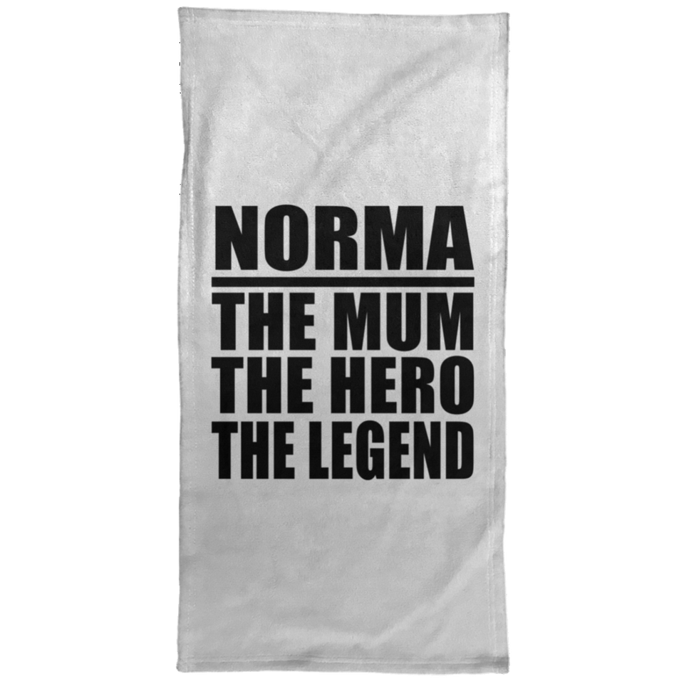 Norma The Mum The Hero The Legend - Hand Towel