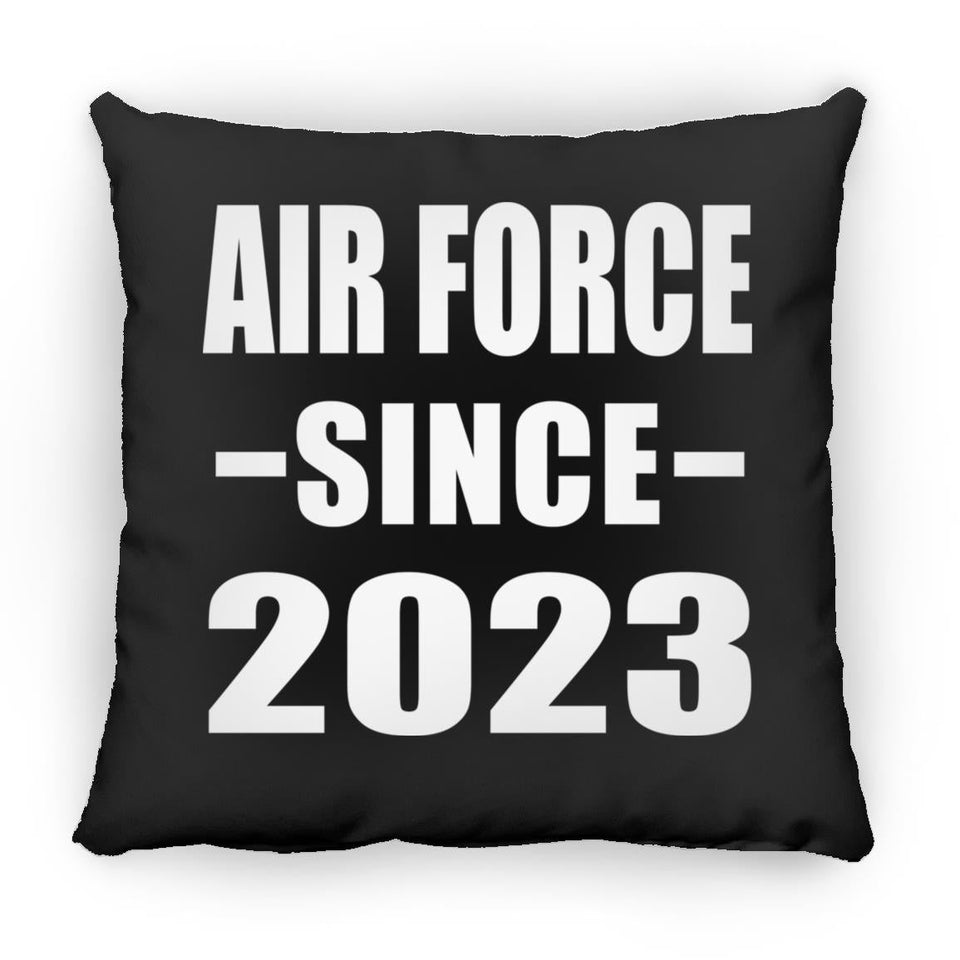 Air Force Since 2023 - Throw Pillow Black