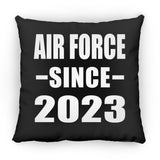 Air Force Since 2023 - Throw Pillow Black