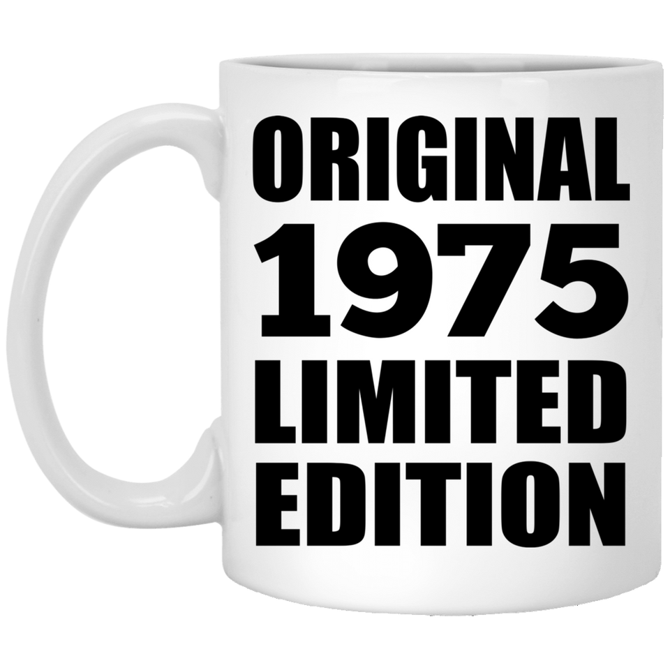 49th Birthday Original 1975 Limited Edition - 11oz Coffee Mug