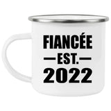 Fiancee Established EST. 2022 - 12oz Camping Mug