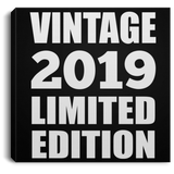 5th Birthday Vintage 2019 Limited Edition - Canvas Square