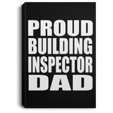 Proud Building Inspector Dad - Canvas Portrait