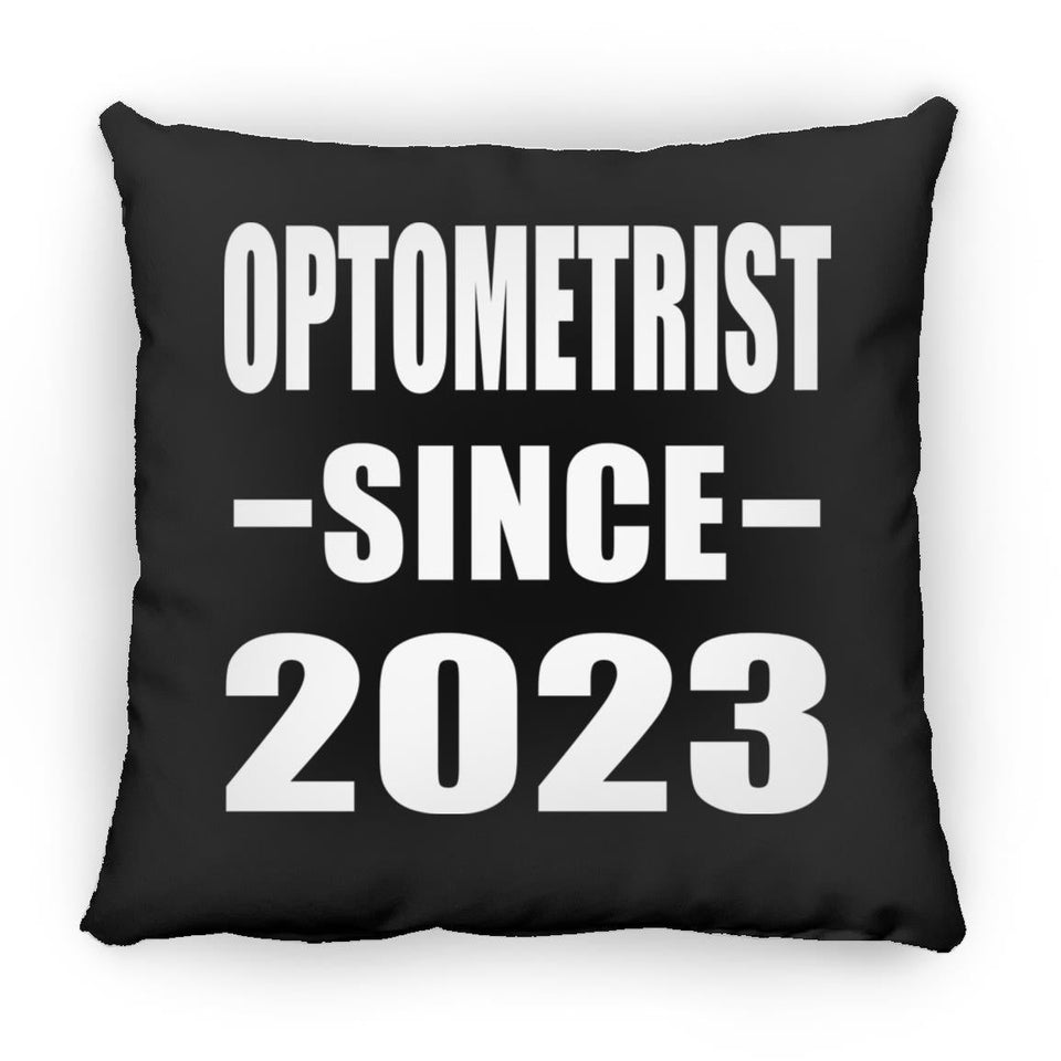 Optometrist Since 2023 - Throw Pillow Black