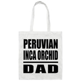 Peruvian Inca Orchid Dad - Tote Bag White