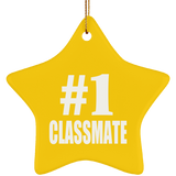 Number One #1 Classmate - Star Ornament