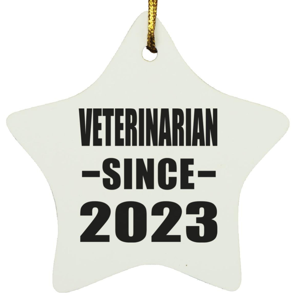 Veterinarian Since 2023 - Star Ornament