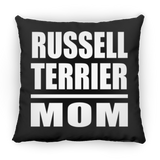 Russell Terrier Mom - Throw Pillow Black