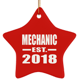 Mechanic Established EST. 2018 - Star Ornament