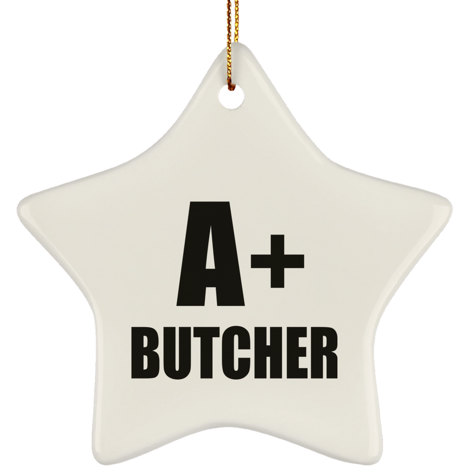 A+ Butcher - Star Ornament