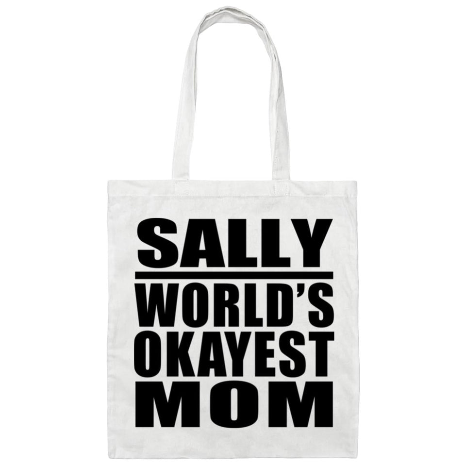 Sally World's Okayest Mom - Tote Bag White