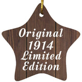 110th Birthday Original 1914 Limited Edition - Star Ornament D