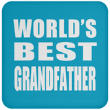 World's Best Grandfather - Drink Coaster