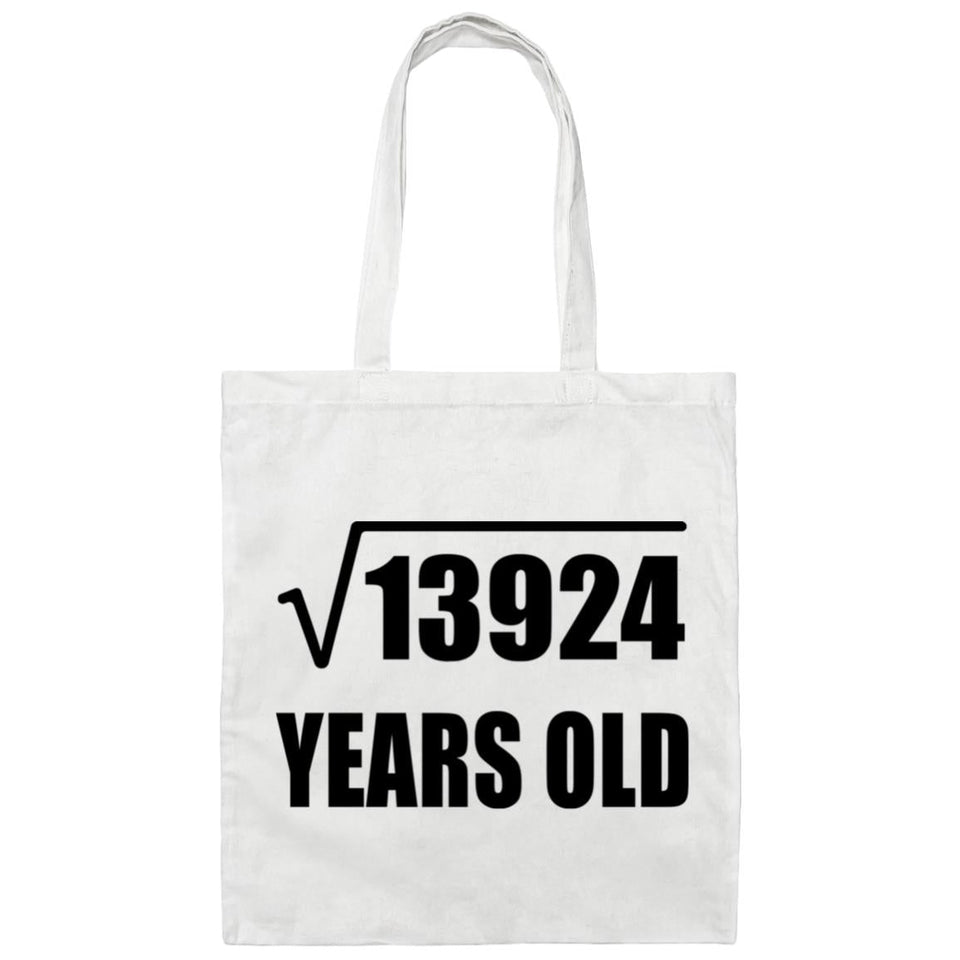 118th Birthday Square Root of 13924 Years Old - Tote Bag White