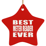 Best Meter Reader Ever - Star Ornament