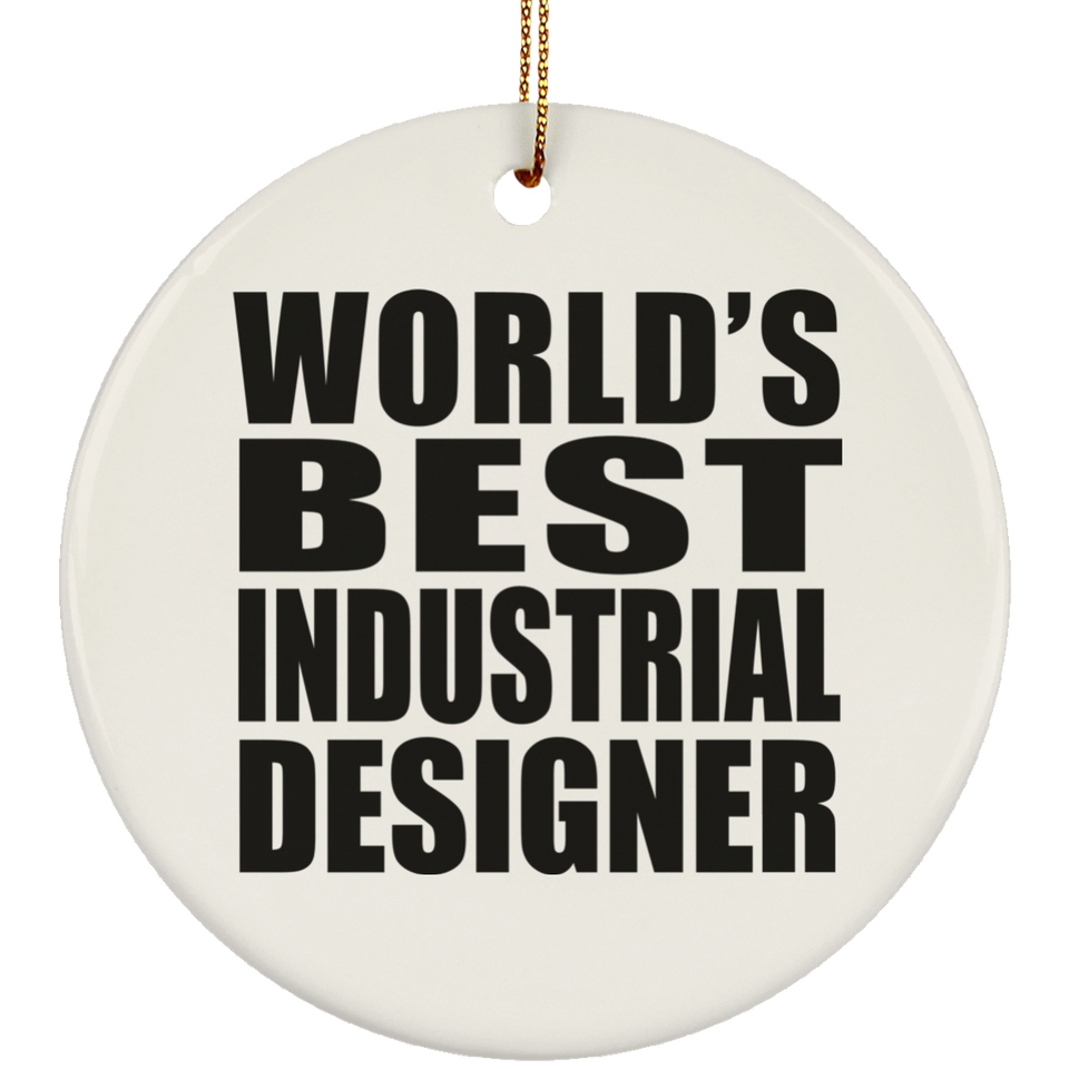 World's Best Industrial Designer - Circle Ornament