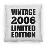 18th Birthday Vintage 2006 Limited Edition - Throw Pillow