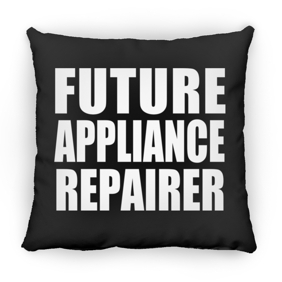 Future Appliance Repairer - Throw Pillow Black