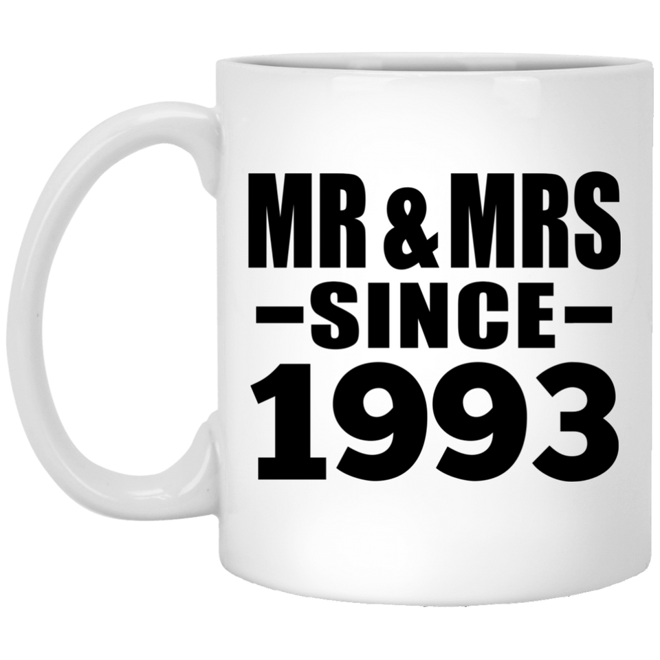 31st Anniversary Mr & Mrs Since 1993 - 11 Oz Coffee Mug